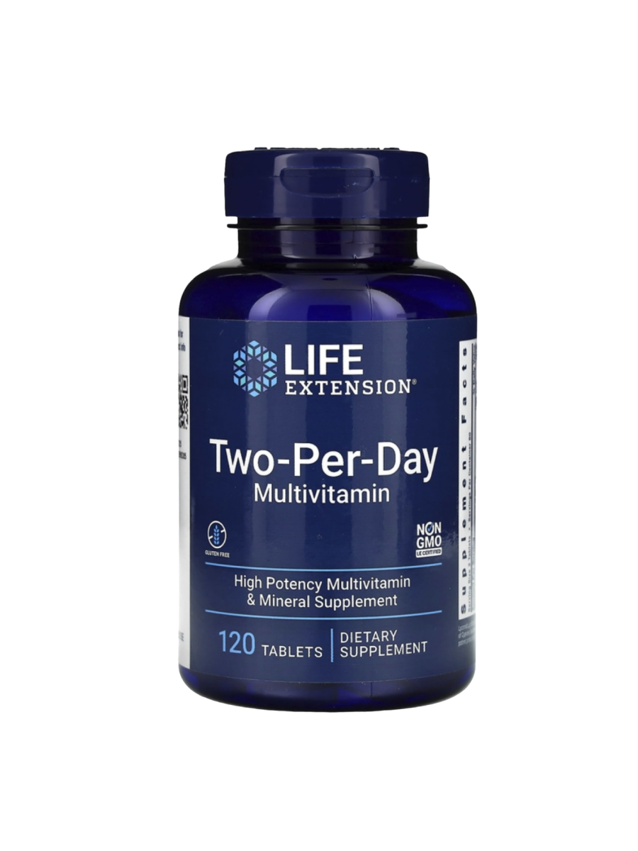 LIFE Extension Two-Per-Day Multivitamin, 120 tablets — фото 1