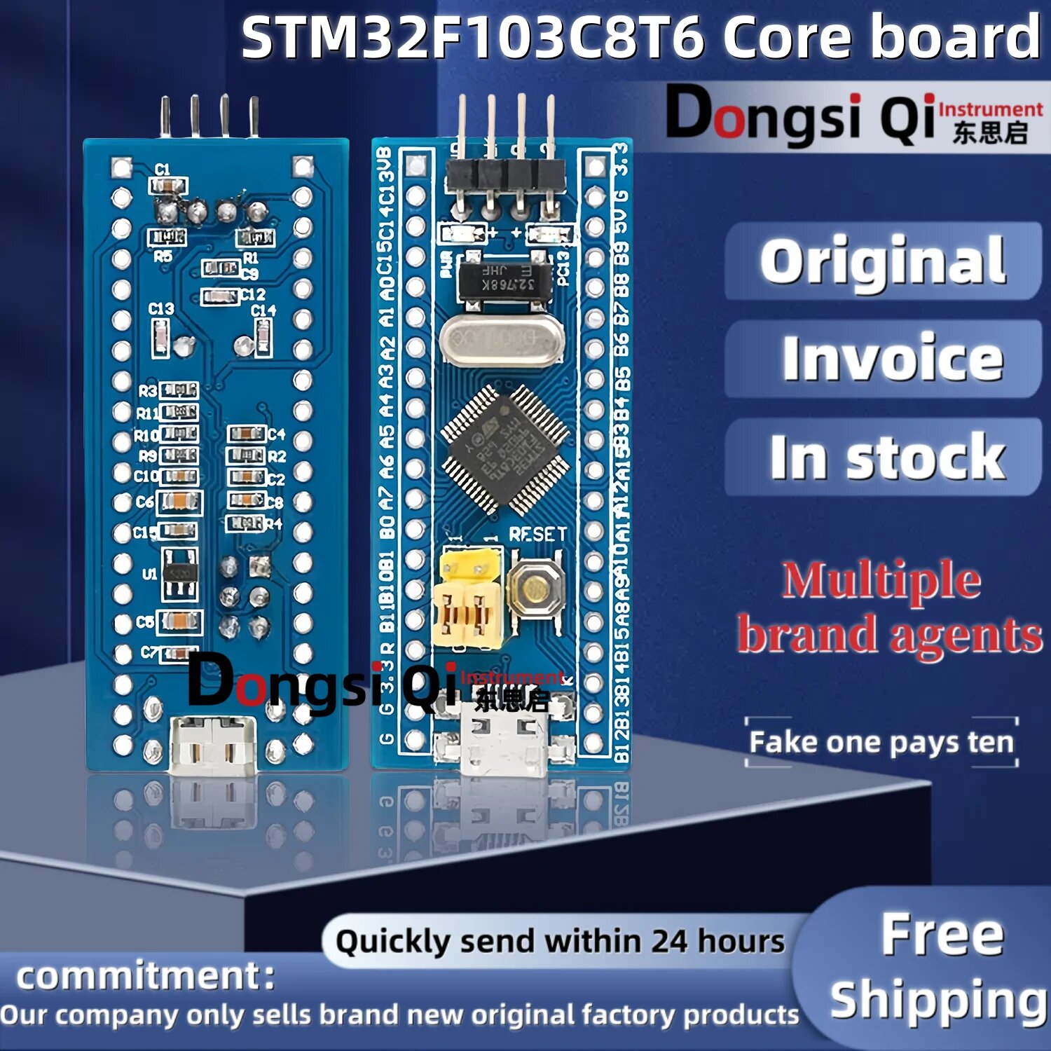 STM32F103C8T6 плата разработки
