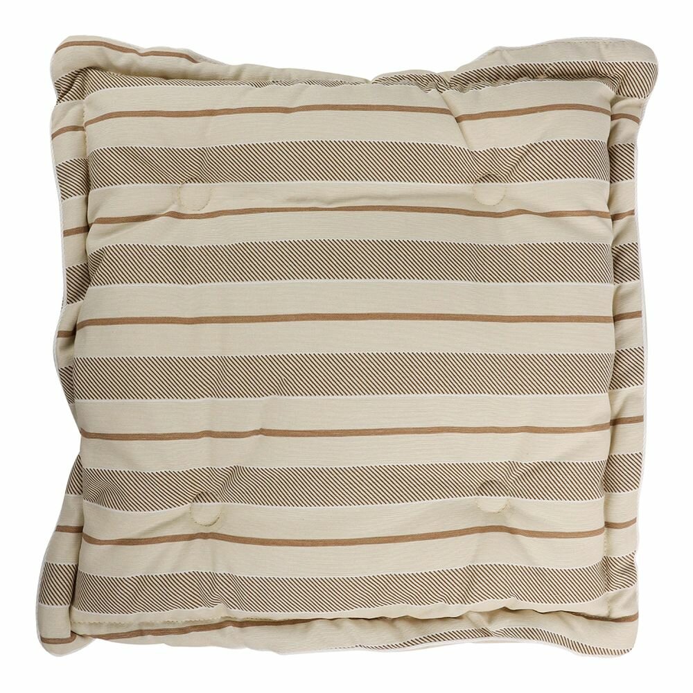 Подушка-сидушка Кантри 45х45х5 см бежевая