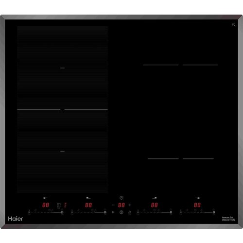 Варочная панель Haier HHY-Y64BFVB 4 конфорки автоматика закипания слайдерное управление цвет черный с рамкой 49999₽