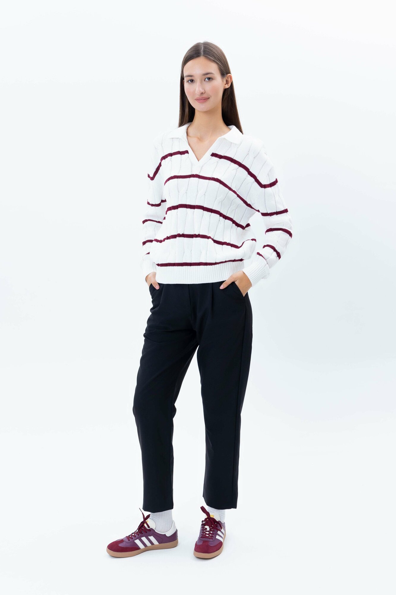 Джемпер TERRA PRO, размер L, dark red — фото 1