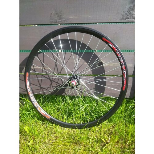 Колесо 27,5 заднее, гайки, дисковый тормоз, промподшипники, двойной обод