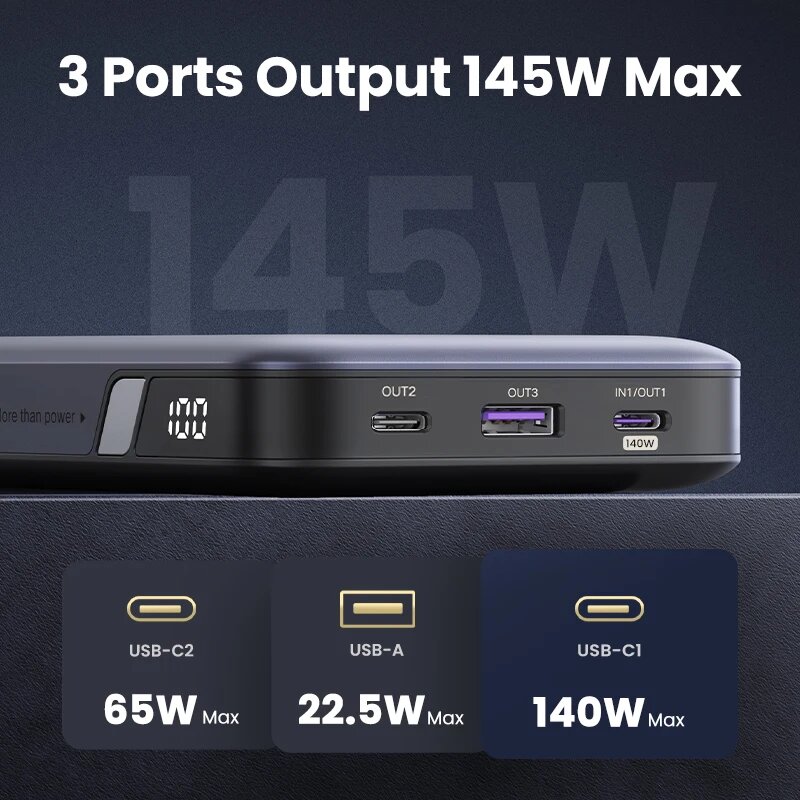 Зарядка MacBook Pro от UGREEN Power Bank