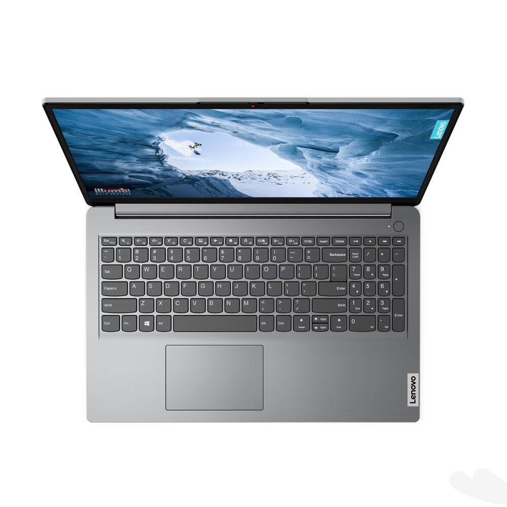 Ноутбук Lenovo IdeaPad 1– Intel Celeron N4500, 8 ГБ, 512 ГБ SSD, 15.6" FHD IPS, DOS, Cloud Grey, русская клавиатура — фото 1