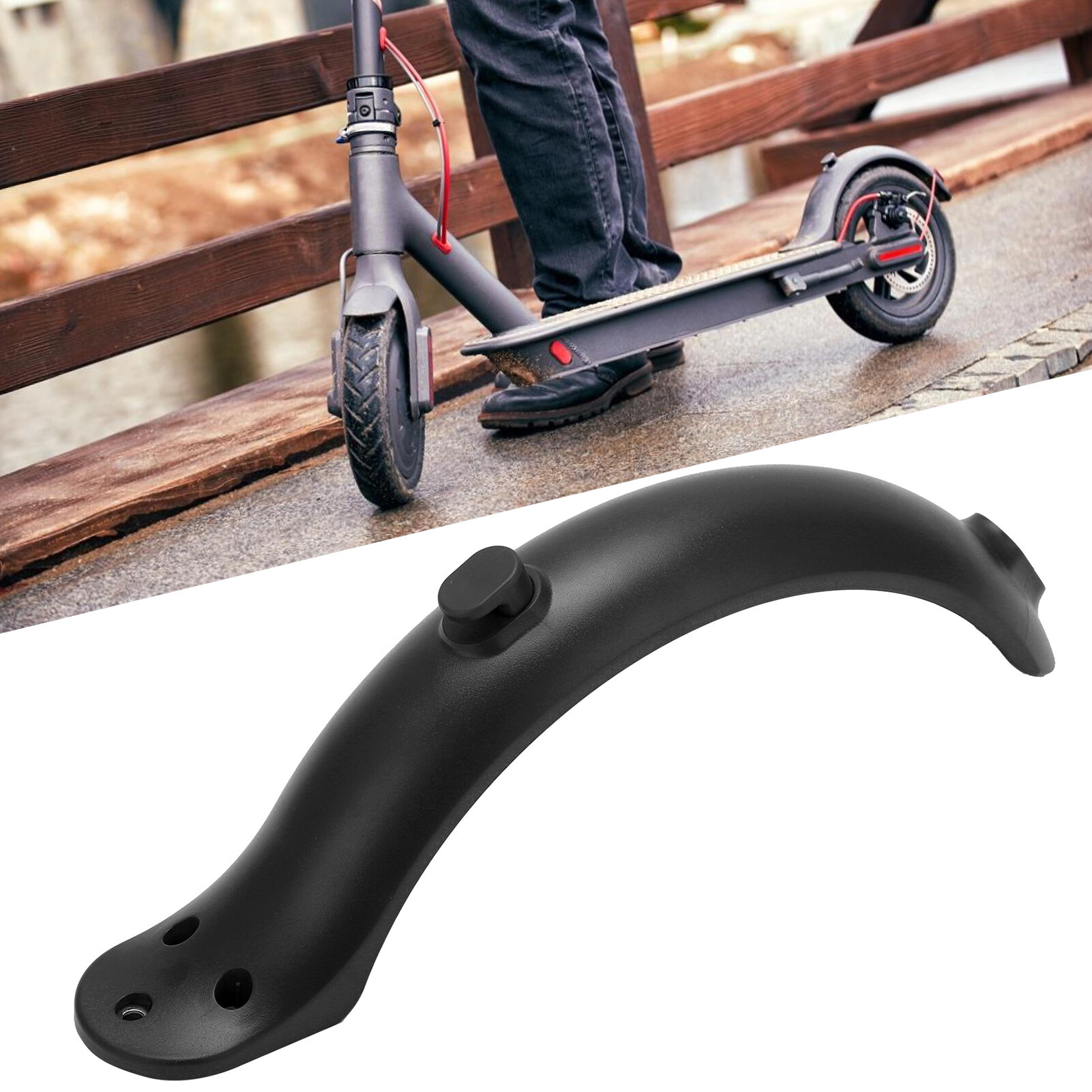 Изображение Электрический скутер задних крыльев с крючком и винтами для xiaomi mijia m365 аксессуаров Blackblack