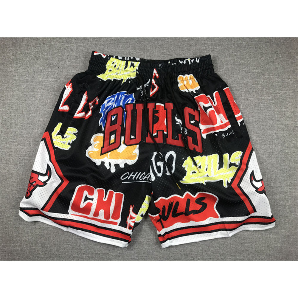 Шорты спортивные NBA NBA Shorts размер 2XL красный черный