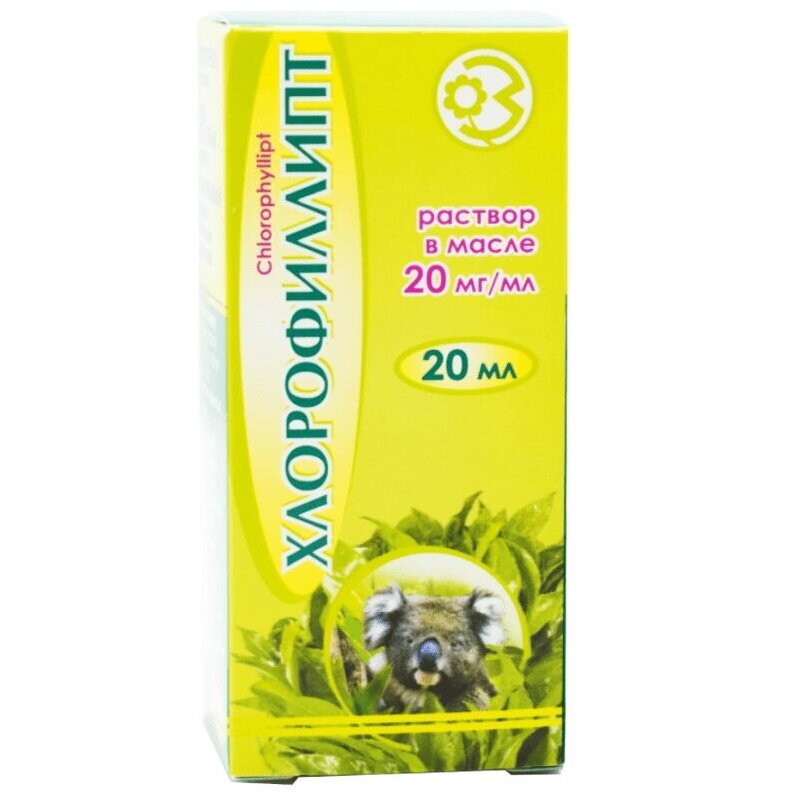 Хлорофиллипт Р-Р Масл 2% Фл 20Мл