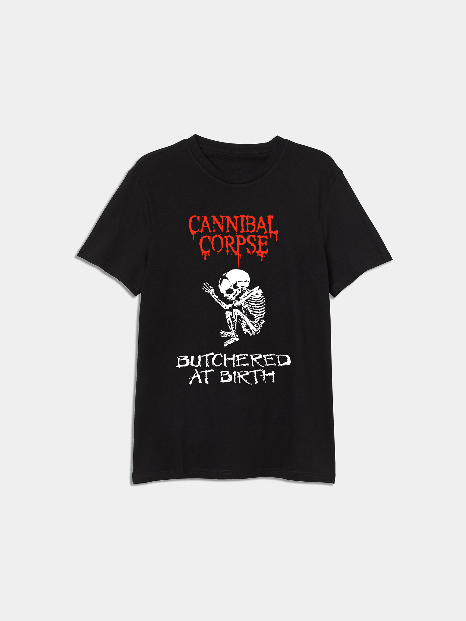 Футболка Cannibal Corpse, 1 шт., размер S, черный/белый/красный