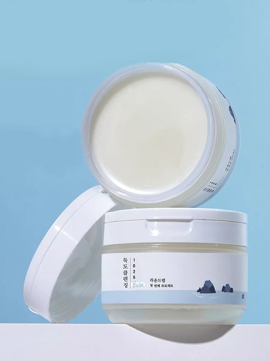 Гидрофильный бальзам Round Lab Dokdo Cleansing Balm, для очищения лица, с морской водой — фото 1