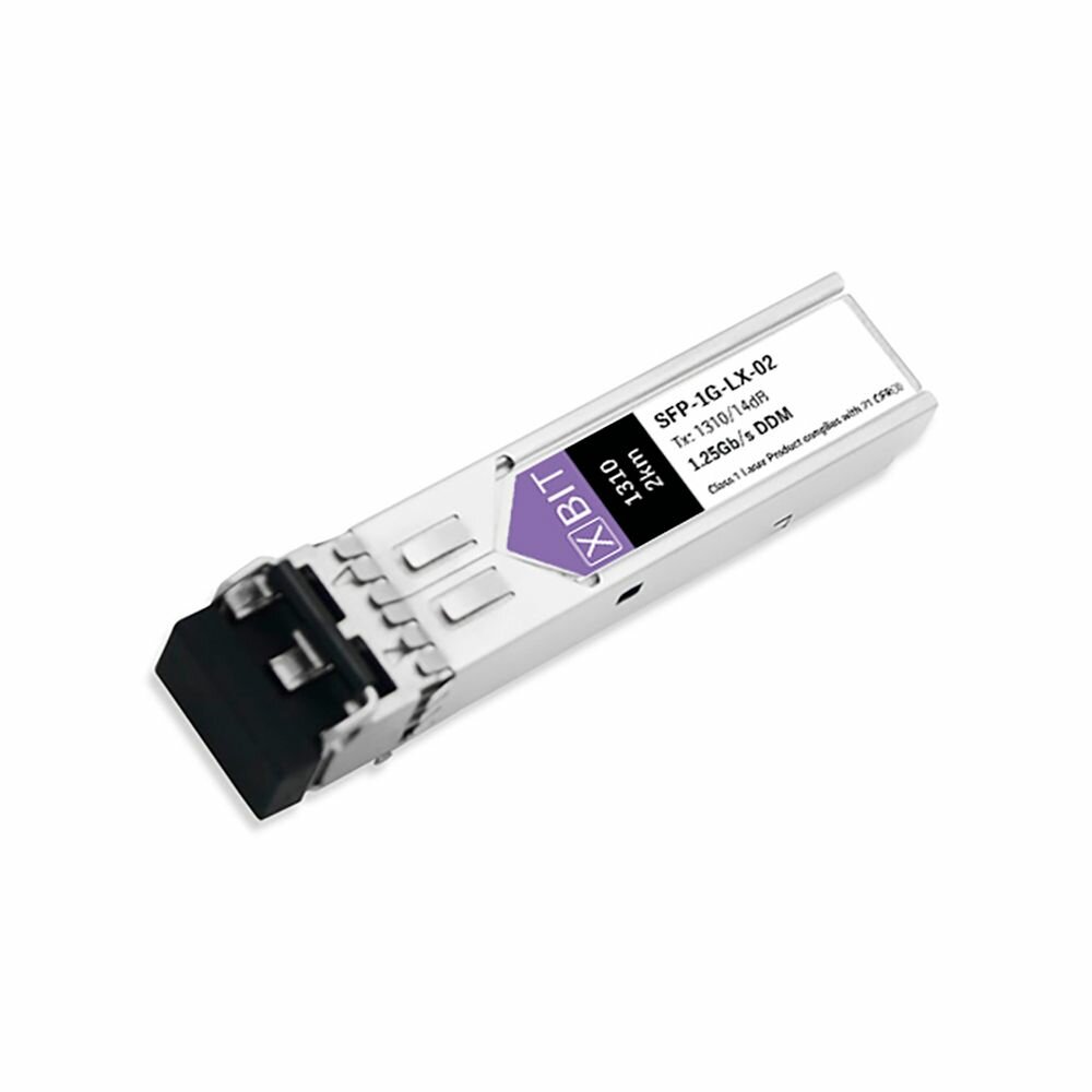 XBIT SFP-1G-LX-02 SFP, 1.25Gb/s, 2km, 8dB, 1310nm, SMF, 2LC, DDM