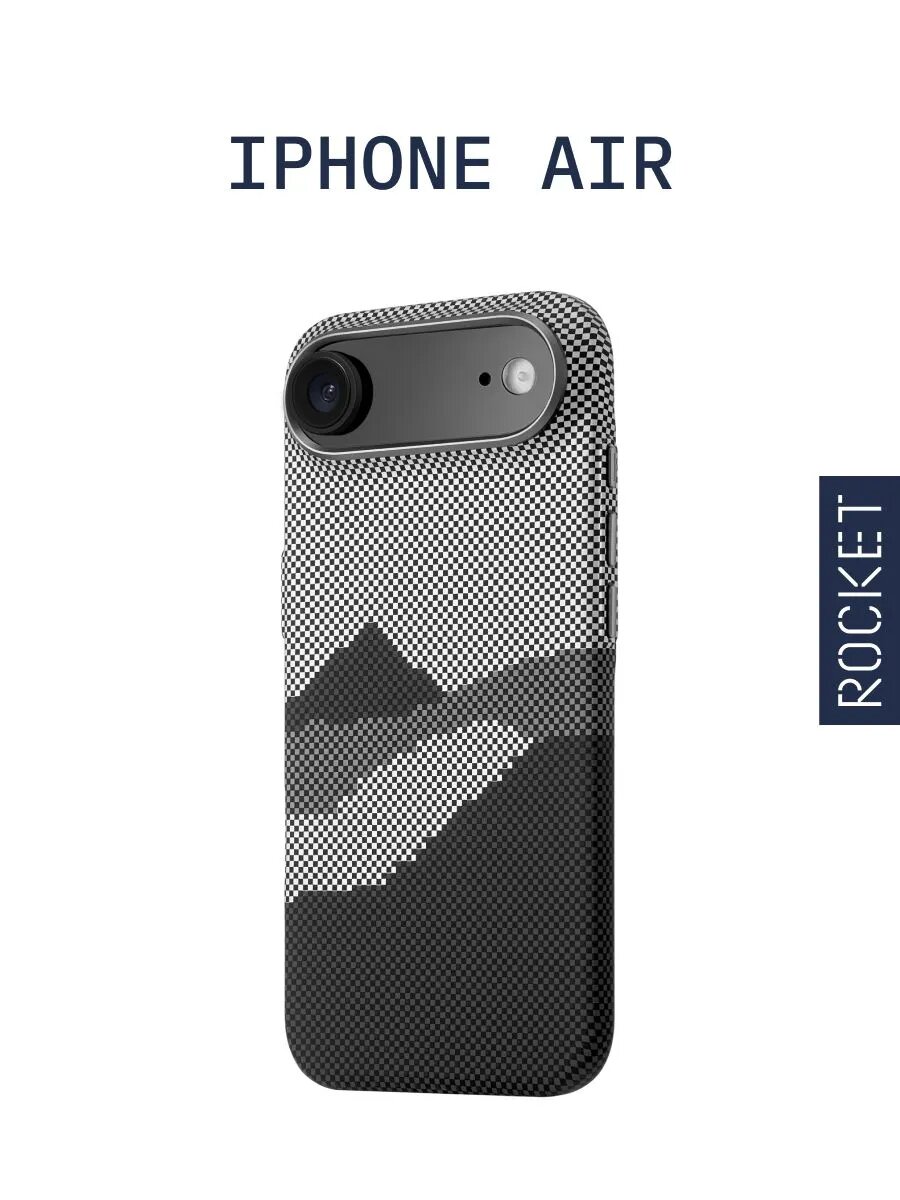 Чехол на iPhone Air ROCKET Graphic, магнитный, цвет: черный — фото 1