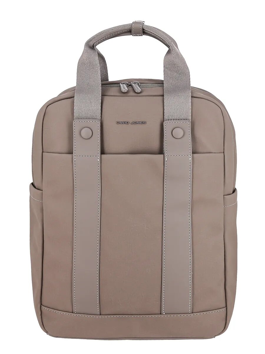 Сумка-рюкзак DAVID JONES, серо-коричневый — фото 1