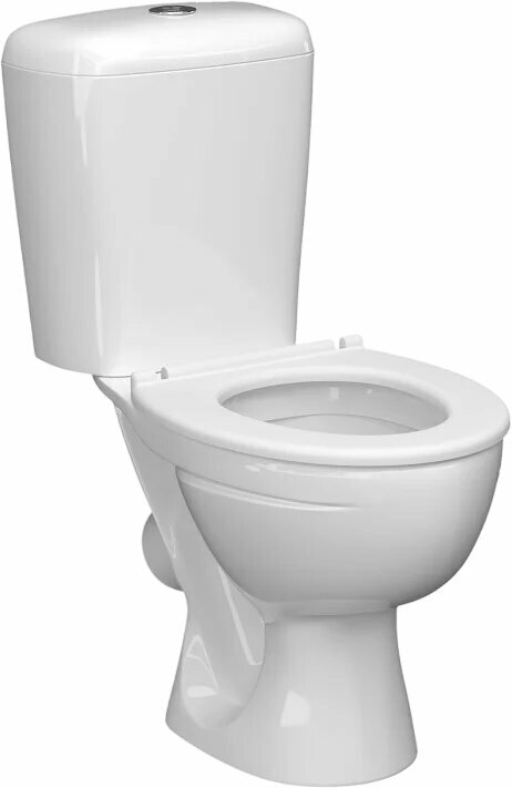 Детский унитаз-компакт Керамин Литл МС Инкоэр CDB00022881 для детей фарфоровый круглый белый с нижним подводом с косым выпуском