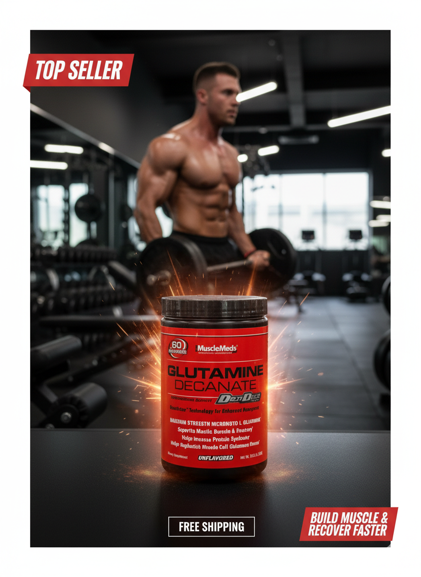 MuscleMeds Glutamin deconate 300g без вкуса Глутамин для востанавления