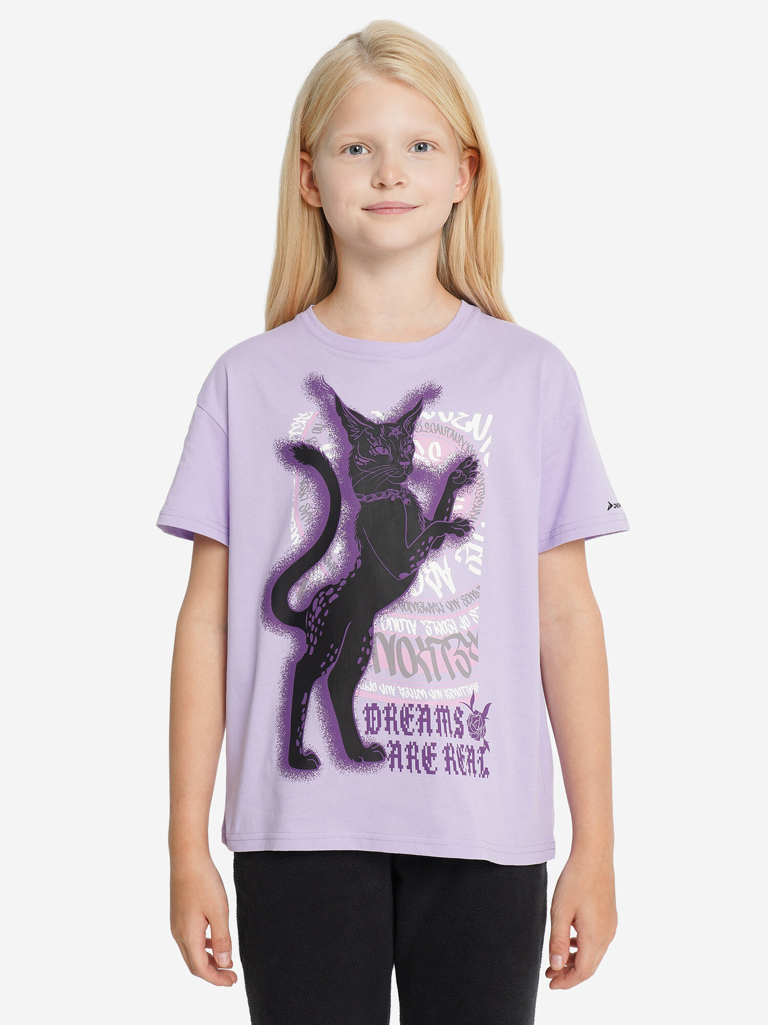 Футболка Demix, размер 146-152, лавандовый — фото 1