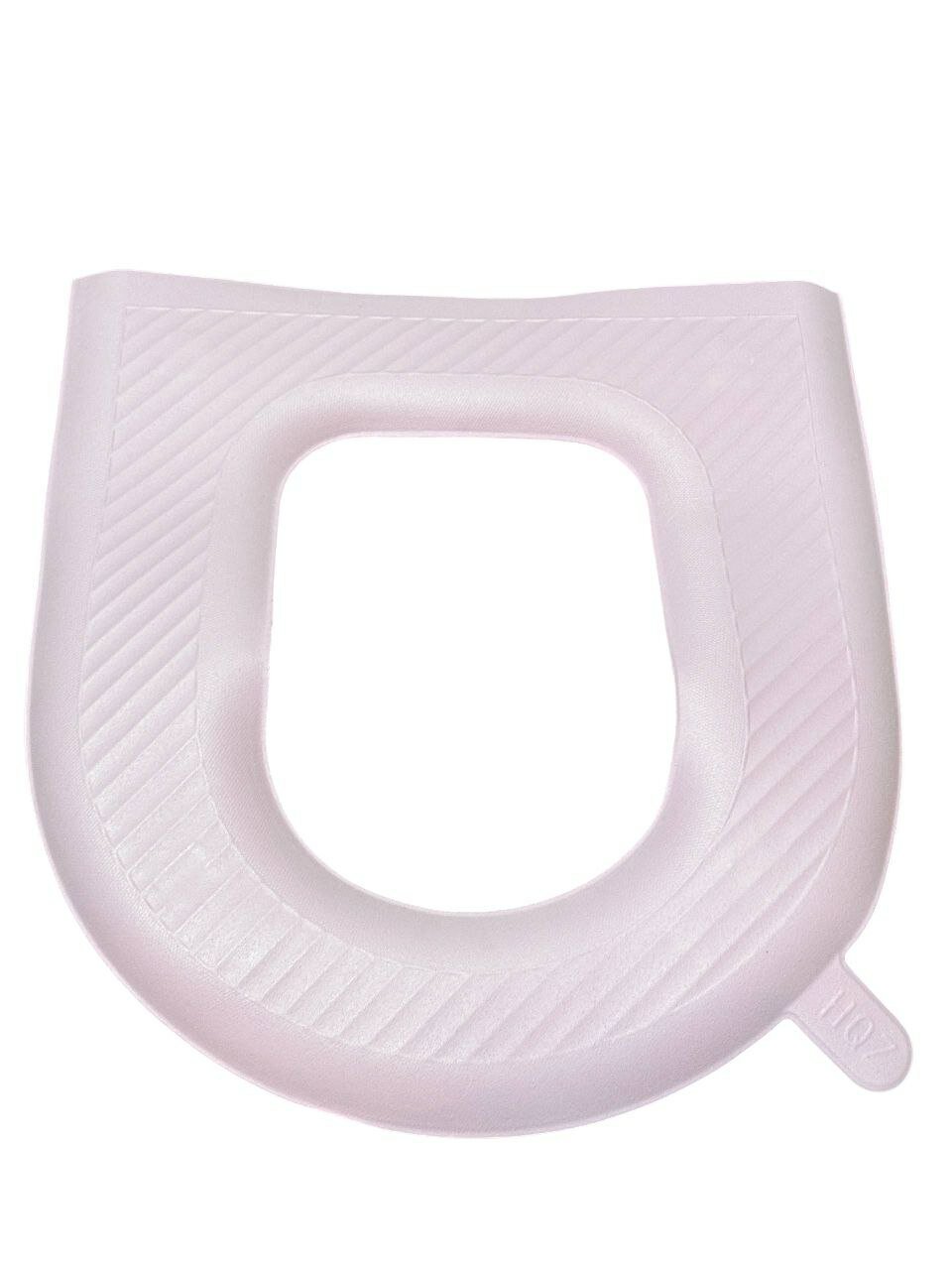Чехол-сиденье, полипропилен, для унитаза, нескользящее, с липучкой