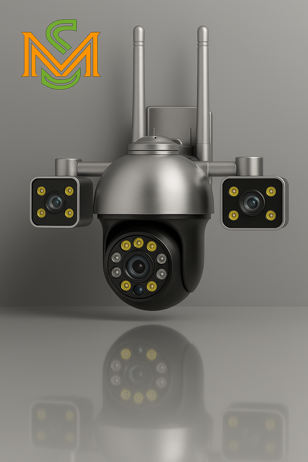 Уличная Wi-Fi-камера видеонаблюдения V380 Pro 6МП 4К Ultra HD 3D-система с датчиком движения