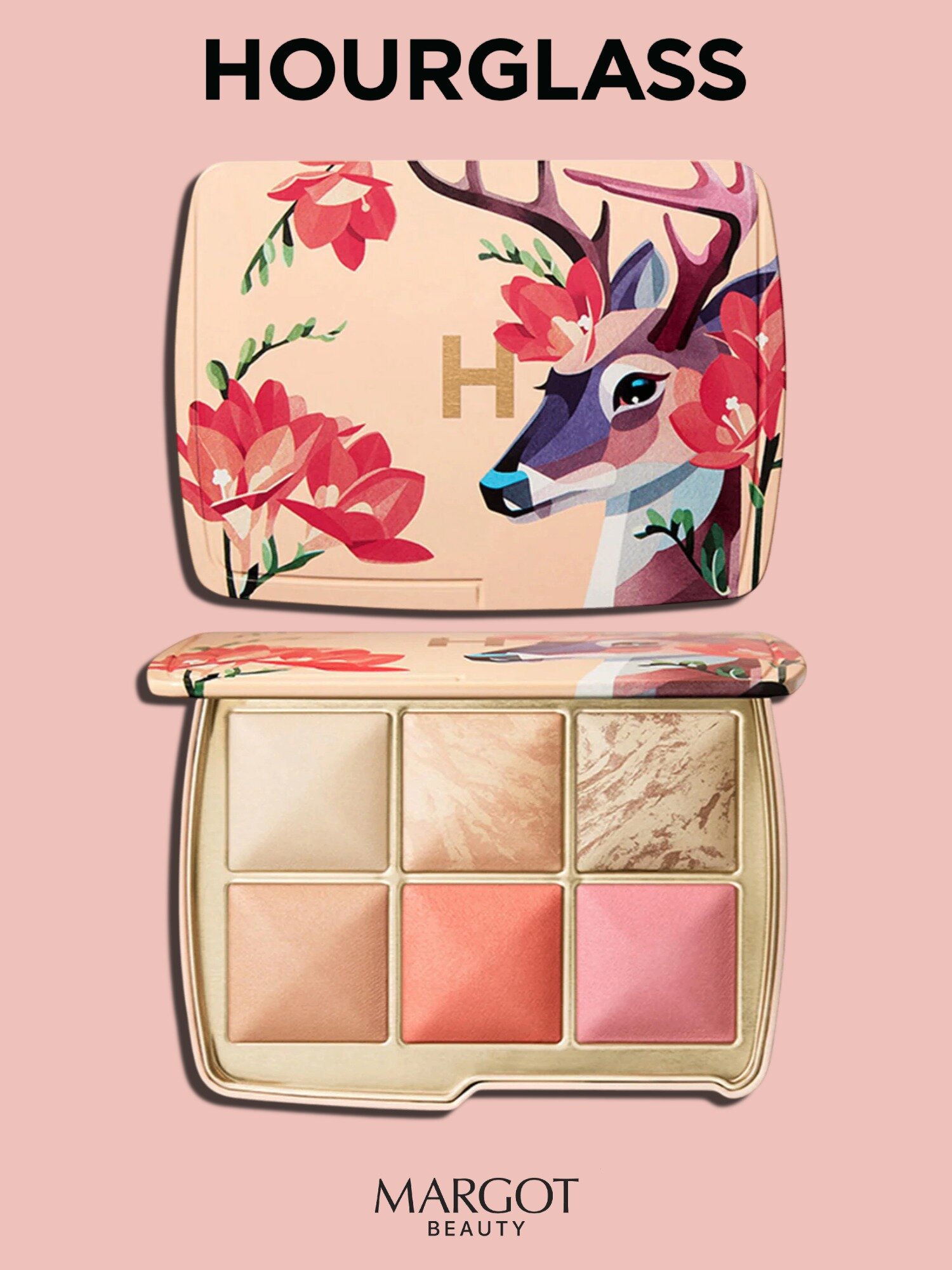 Палетка для макияжа HOURGLASS олень, Ambient Lighting Edit
