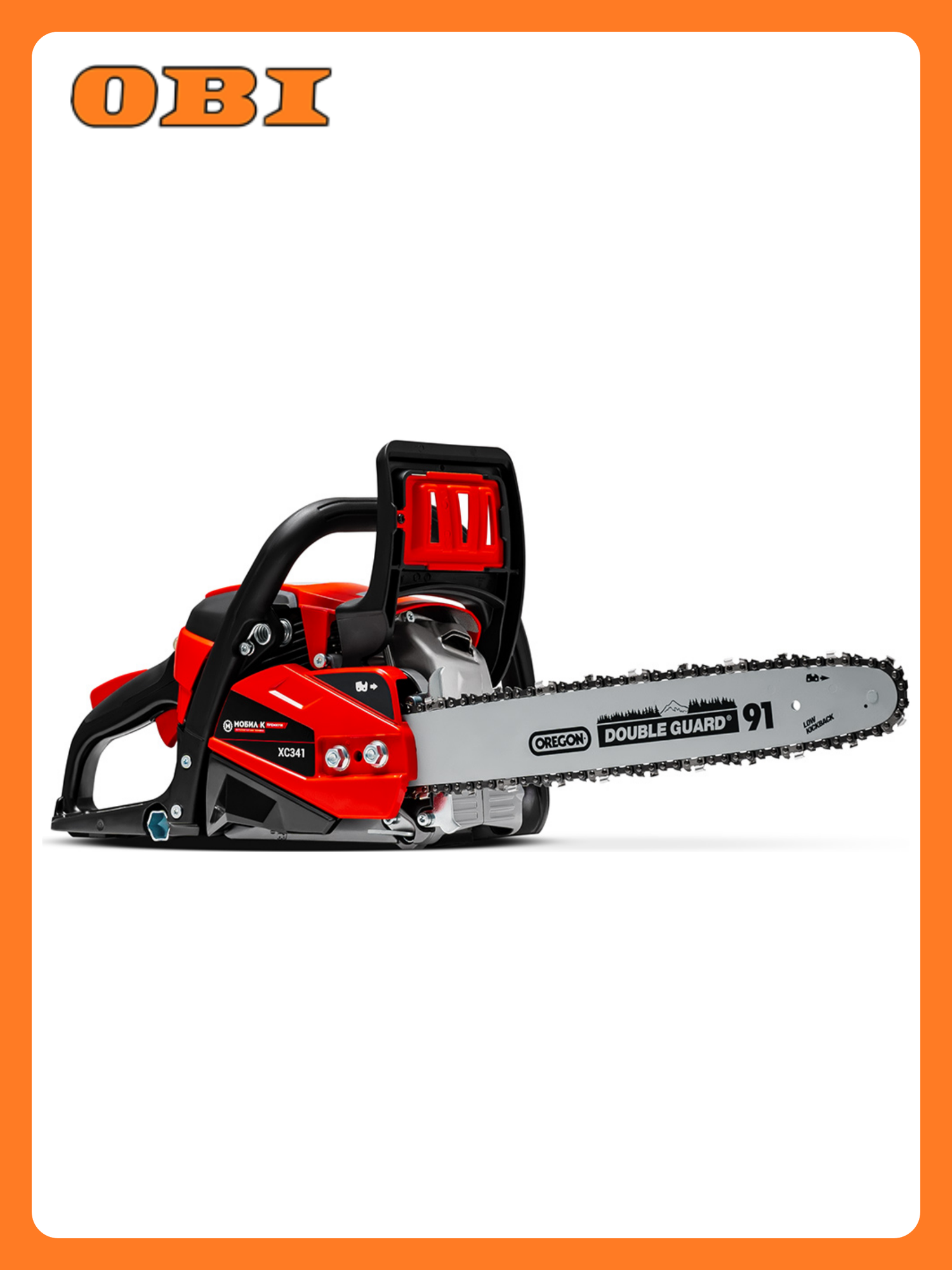Бензопила мобил К XC341 MBK0027197  2 5 л  с  антивибрационная  шаг цепи 3 8 