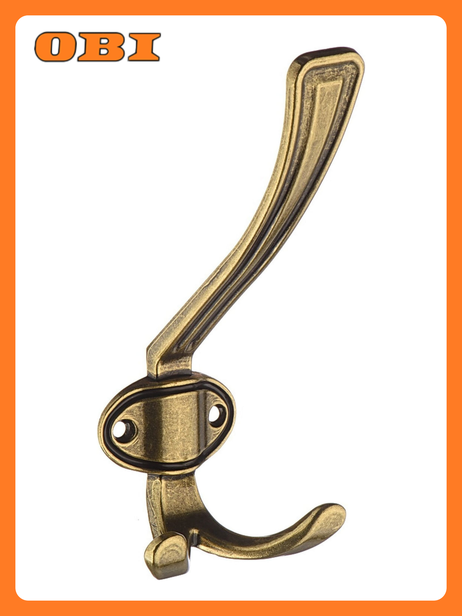 Крючок мебельный KERRON Hooks KR 0310 OAB тройной бронзовый