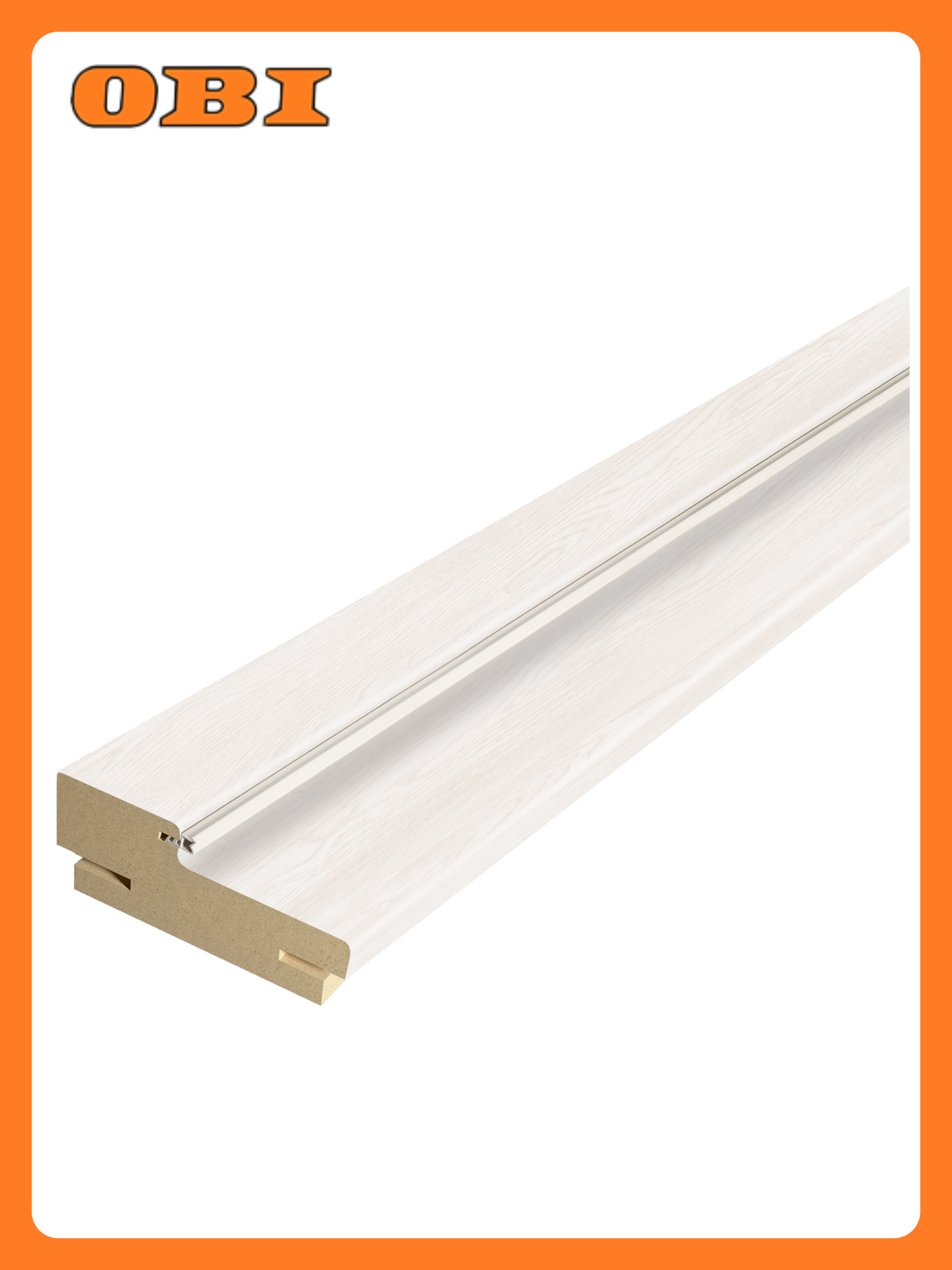 Коробка дверная VELLDORIS телескопическая дуб бьянко 2100x74x30 мм