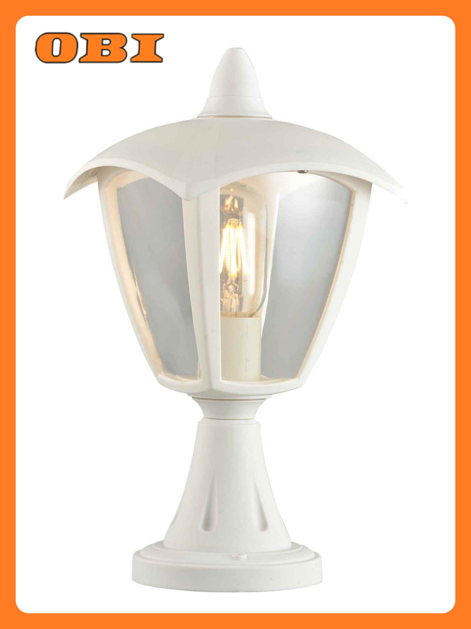 Ландшафтный светильник Voltega Corse 1хE27х13Вт IP44 Белый Пластик