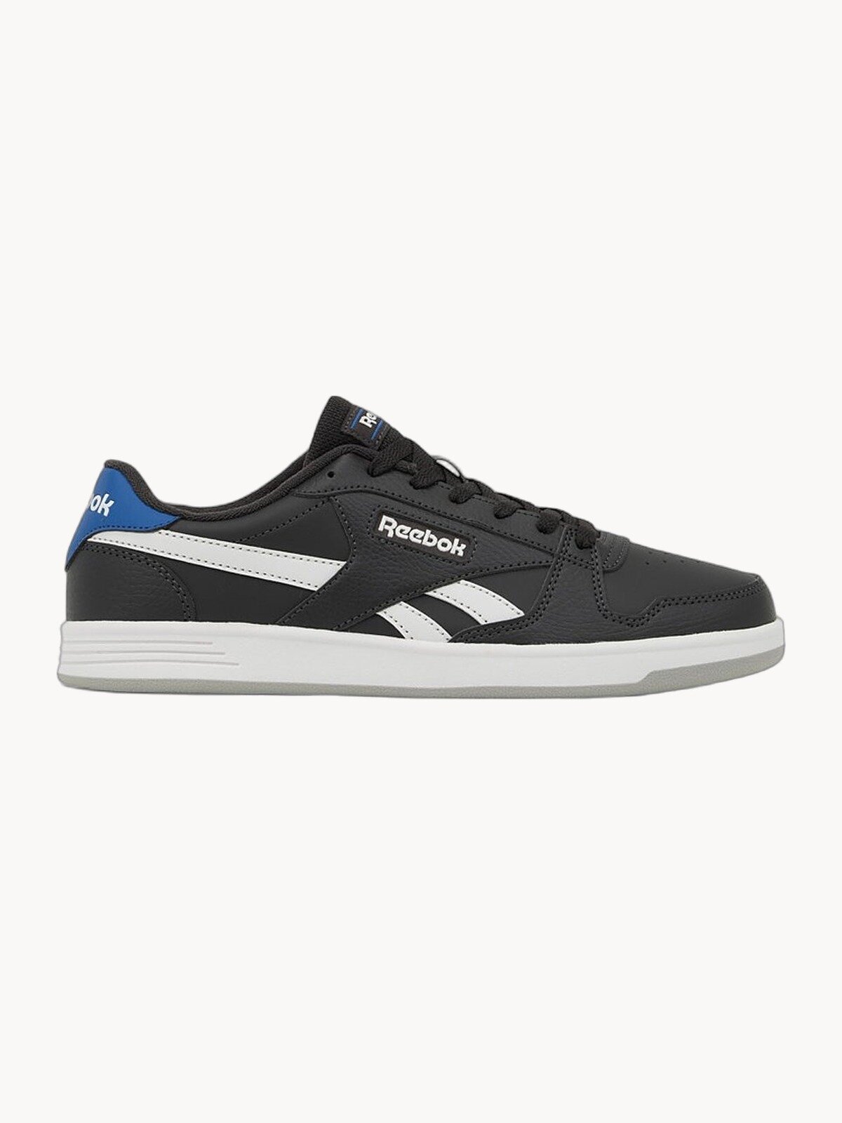 Кроссовки Reebok Match Prime, размер 7 US, черный/белый/голубой — фото 1