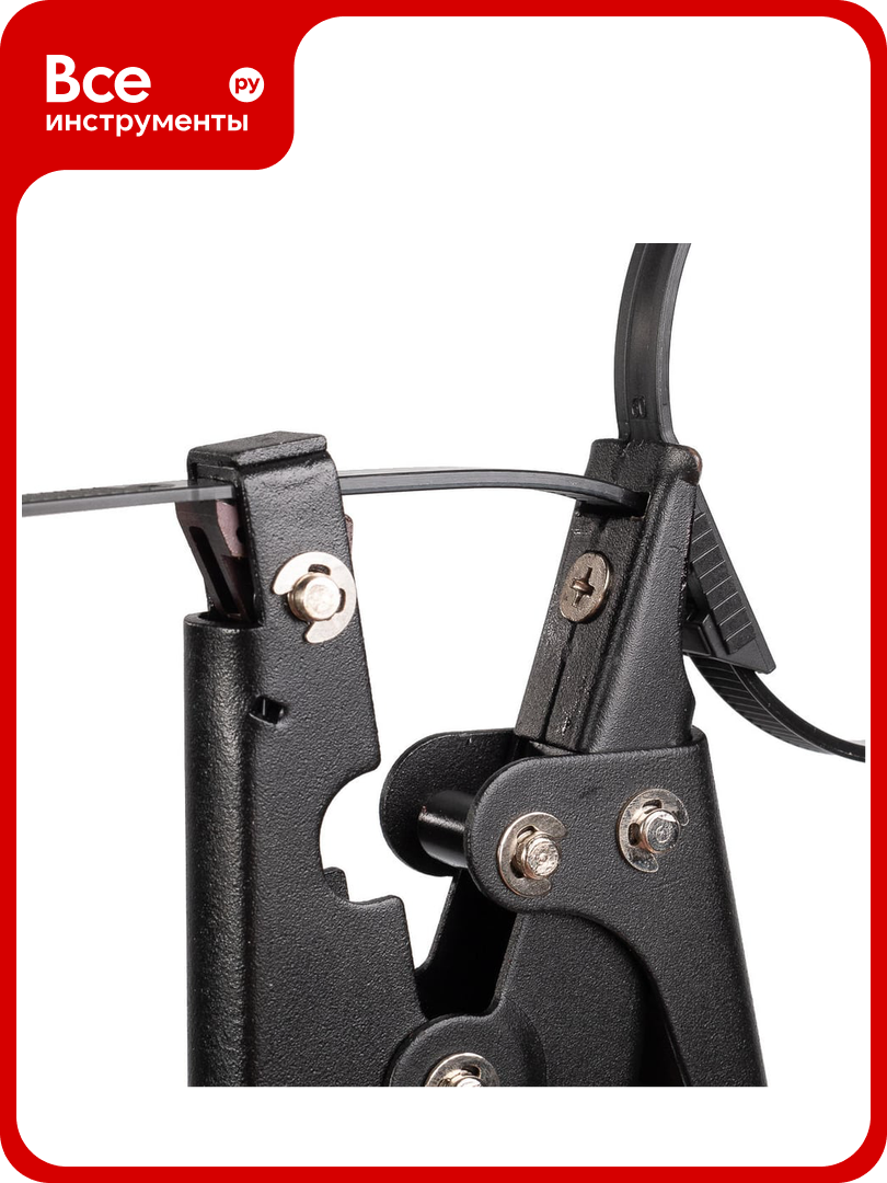 Инструмент для монтажа стяжек КВТ TG-03 57603 нейлон с усиленными нейлоновыми стяжками типа
