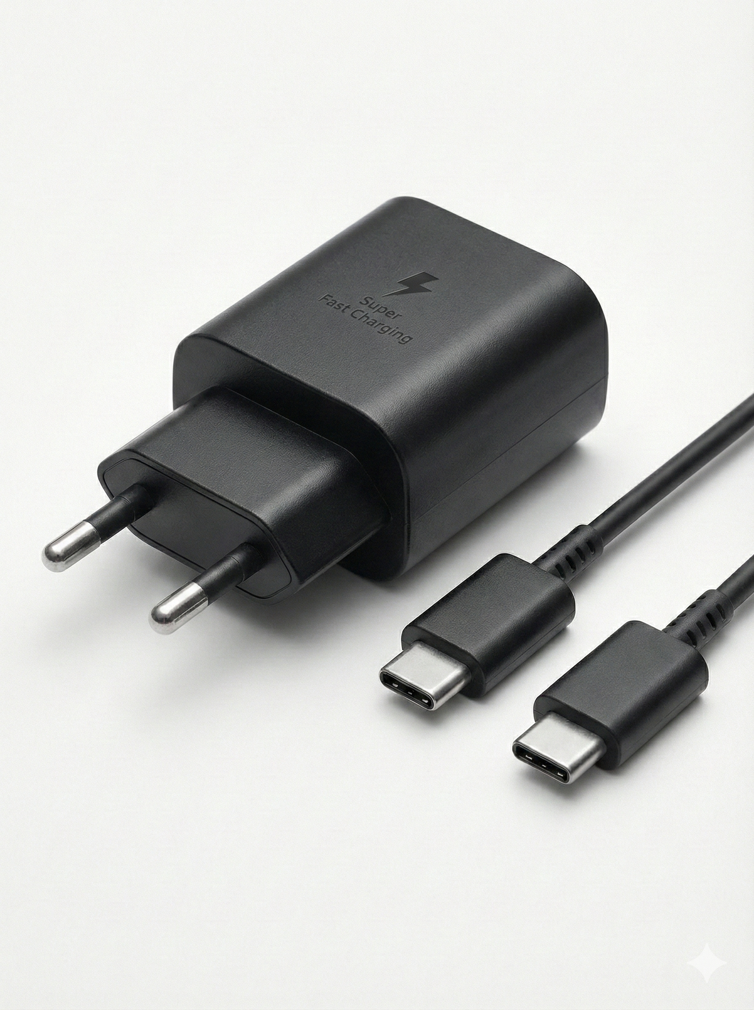 Зарядное устройство Samsung 45 Вт, 25 Вт, кабель Type-C, быстрое зарядное устройство — фото 1