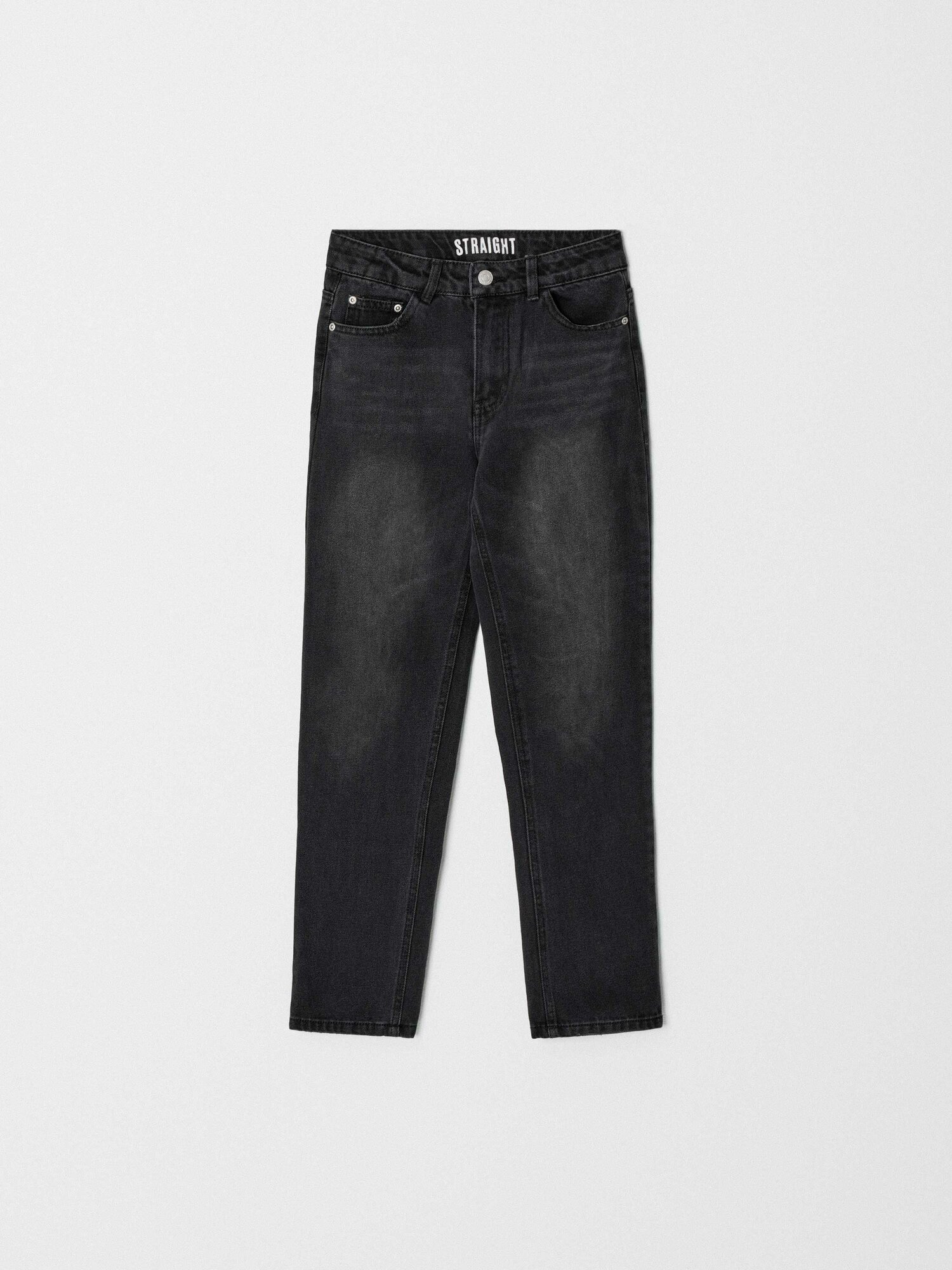 Джинсы Sela Straight fit, размер 140, черный
