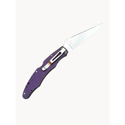 Складной нож Steelclaw Коп 04 сталь D2, рукоять фиолетовый G10.