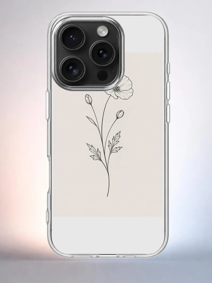 Чехол iPhone 15 Pro мак нежный силиконовый