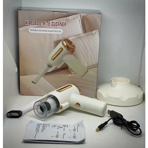 Ручной беспроводной пылесос для мебели для уборки дезинфекции мебели и помещений белого цвета 149000₽