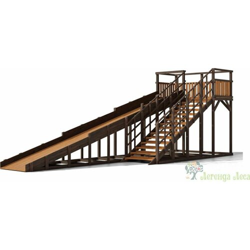 Зимняя горка легенда леса ЛЧ-ПЗ-3