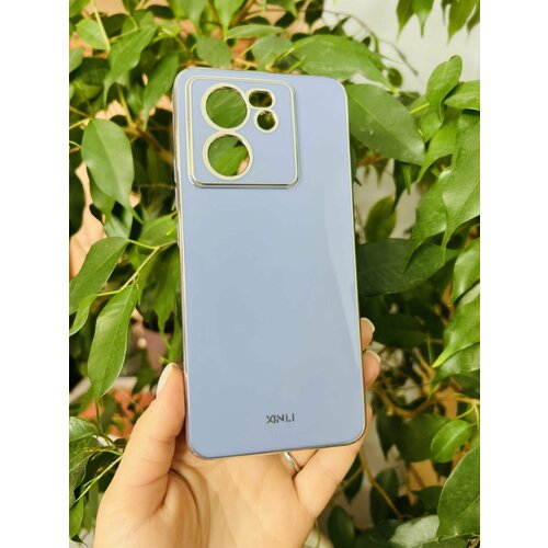 Силиконовый чехол xinli для Xiaomi 13T и 13T Pro / Сяоми 13Т и 13Т Про (Голубой)