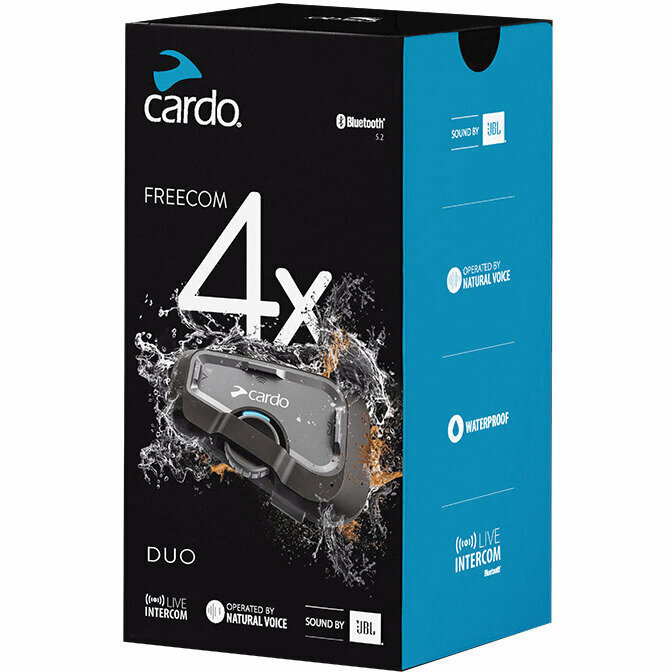 Мотогарнитура Cardo Scala Rider Freecom 4X DUO Intercom 2 комплекта на два шлема