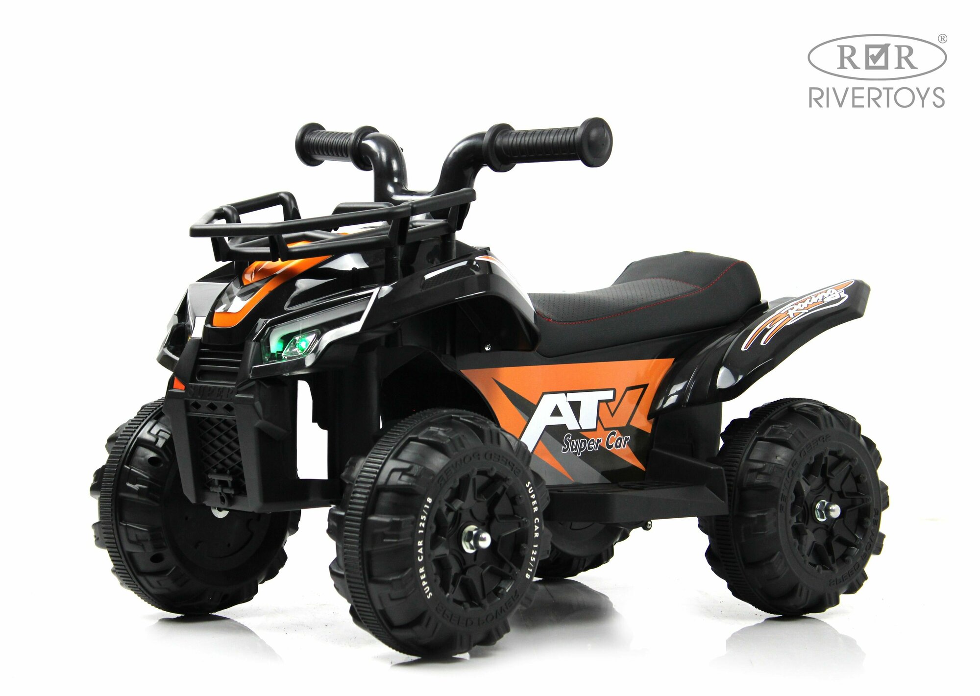 RiverToys Детский электроквадроцикл L111LL черный