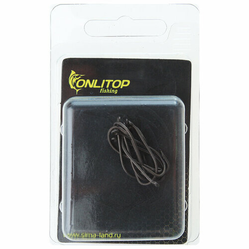 фото Onlitop крючок d-rig hook, размер 4, 10 шт.