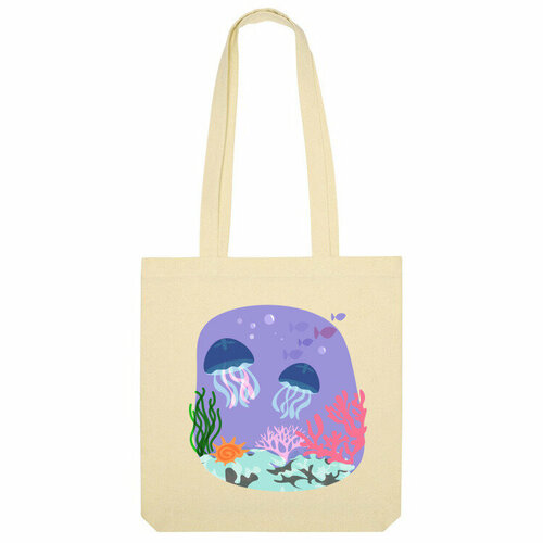 фото Сумка шоппер us basic, бежевый