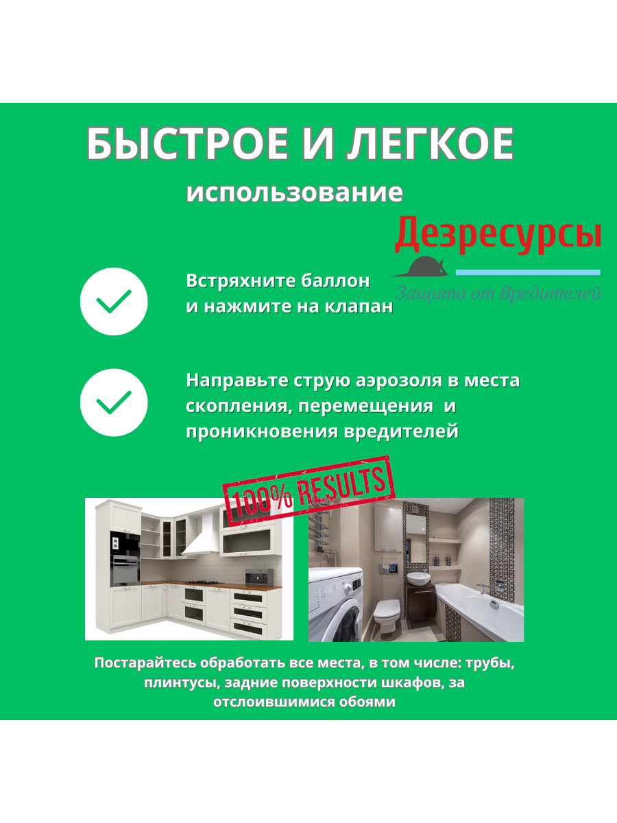 Средство от тараканов, постельных клопов, блох, мух и муравьев, аэрозоль Абсолют лак с наконечником, 600 мл — фото 1