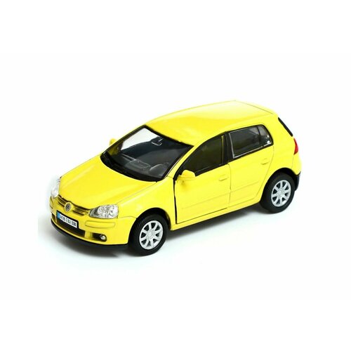 Модель машины 1:38 Welly Volkswagen Golf V желтый модель машины 1 34 39 vw golf v 42361 желтый