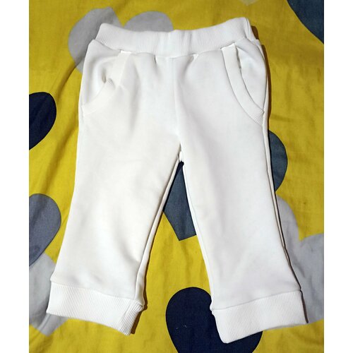фото Брюки , размер 86, белый kira37