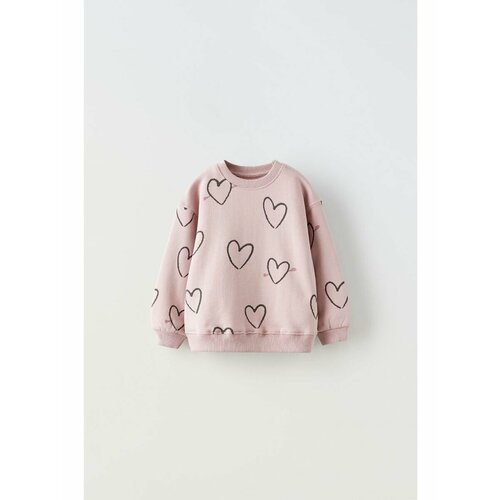 фото Толстовка zara, размер 98, розовый