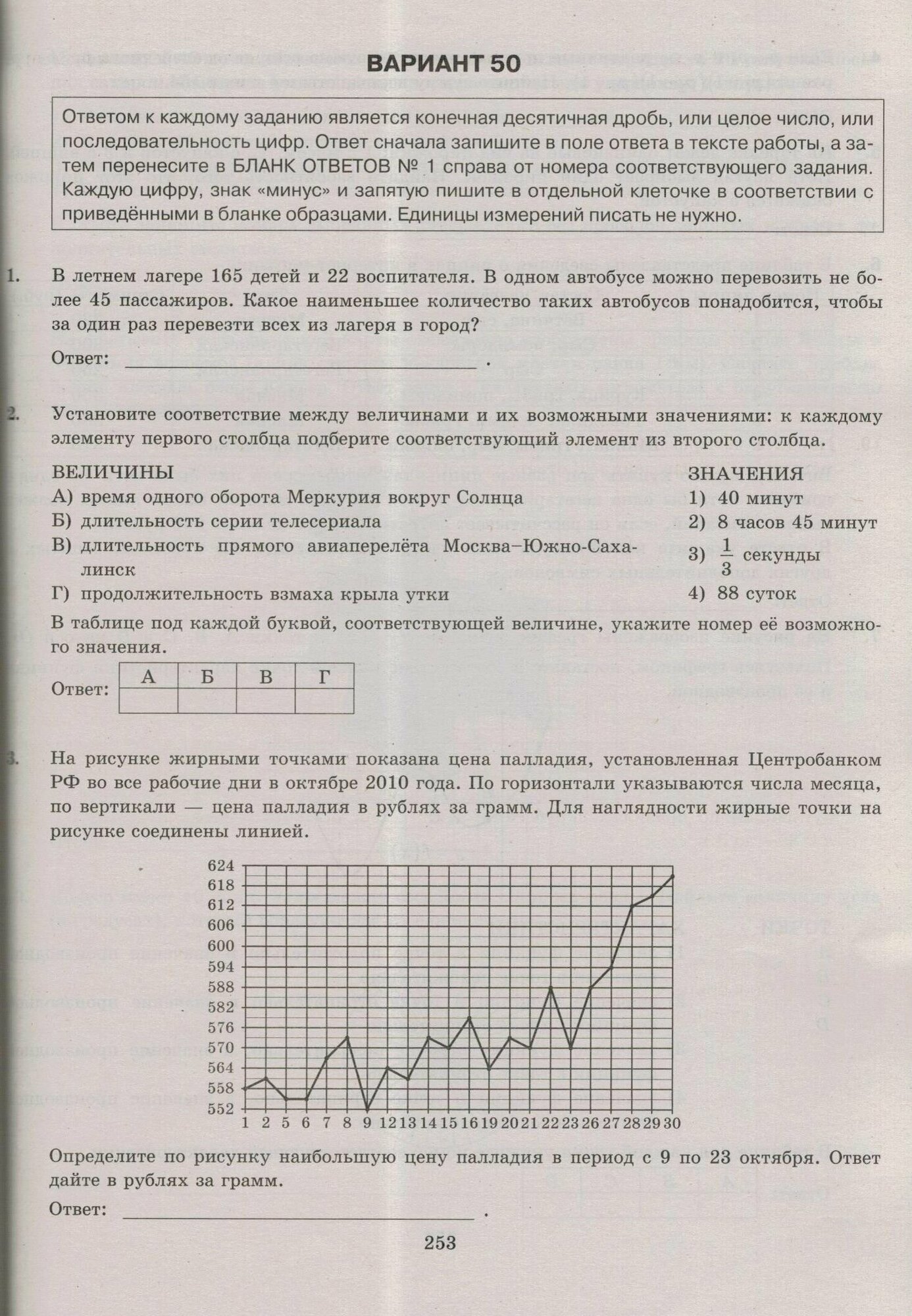 ЕГЭ-2024. Математика. Базовый уровень. 50 вариантов. Типовые варианты экзаменационных заданий - фото №12