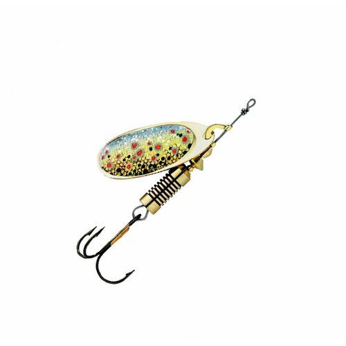 блесна dam fz nature 3d spinner rainbow trout 4 10г 5 шт Блесна Вращающаяся DAM Nature 3D (№4 / 10гр) - цвет: Brown Trout