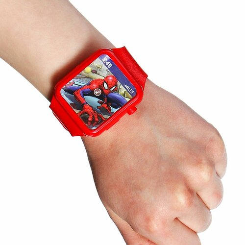 Часы музыкальные Человек-паук звук Disney 419₽