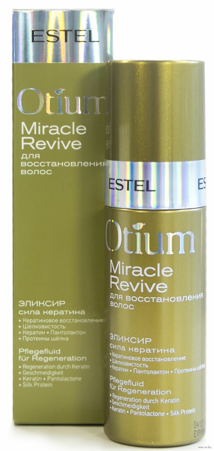 Элексир "Сила кератина" Otium Miracle Revive для восстановления волос, 100 мл