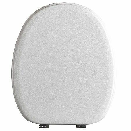 фото Сиденье орио для унитаза МДФ/пленка ПВХ/микролифт, белая шагрень