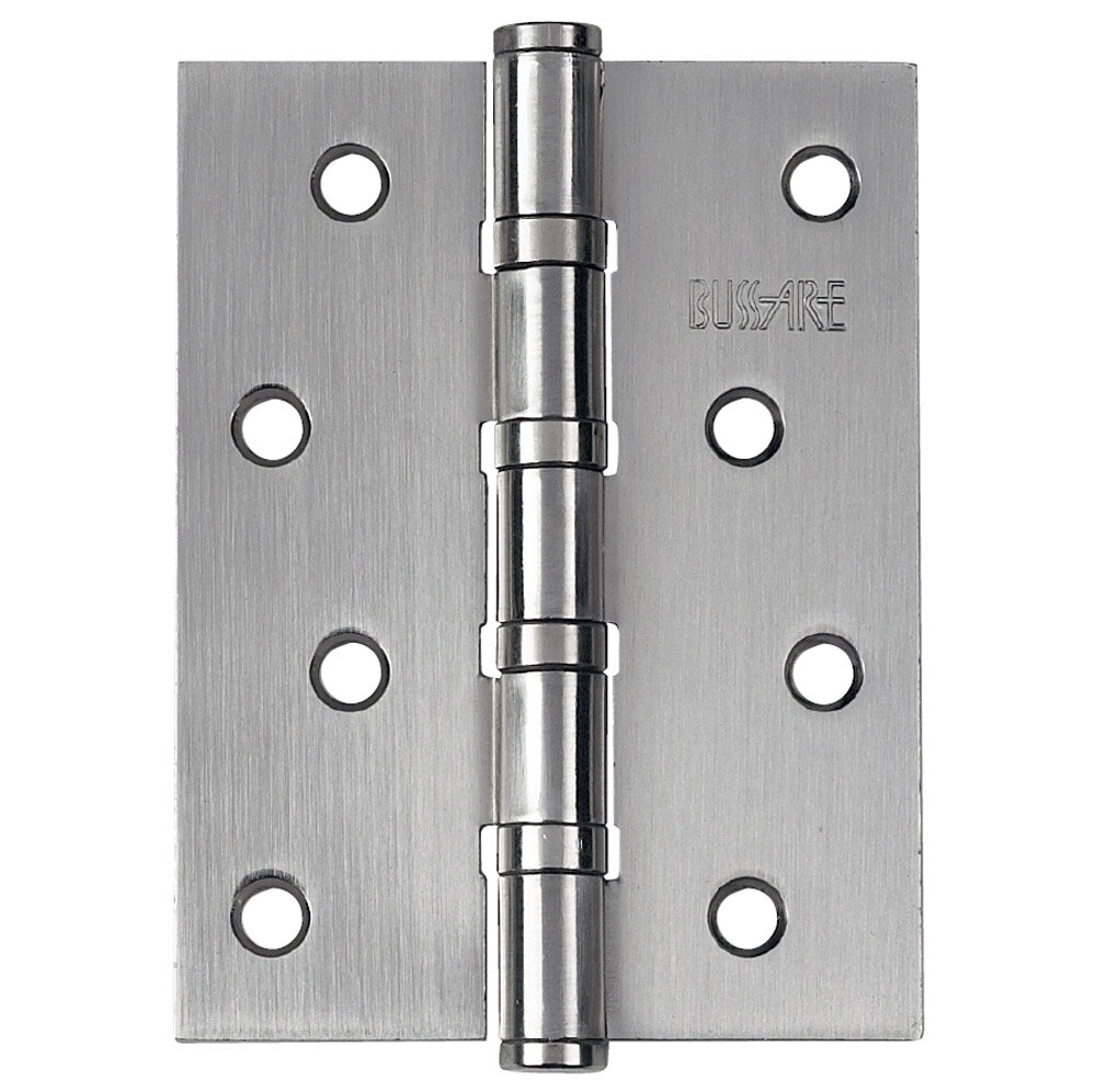 Петля дверная Bussare B020-C 100x75x25-4BB-1SC (Матовый хром)