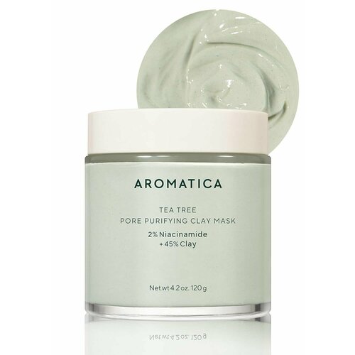 AROMATICA Очищающая глиняная маска для лица с чайным деревом Tea Tree Pore Purifying Clay Mask